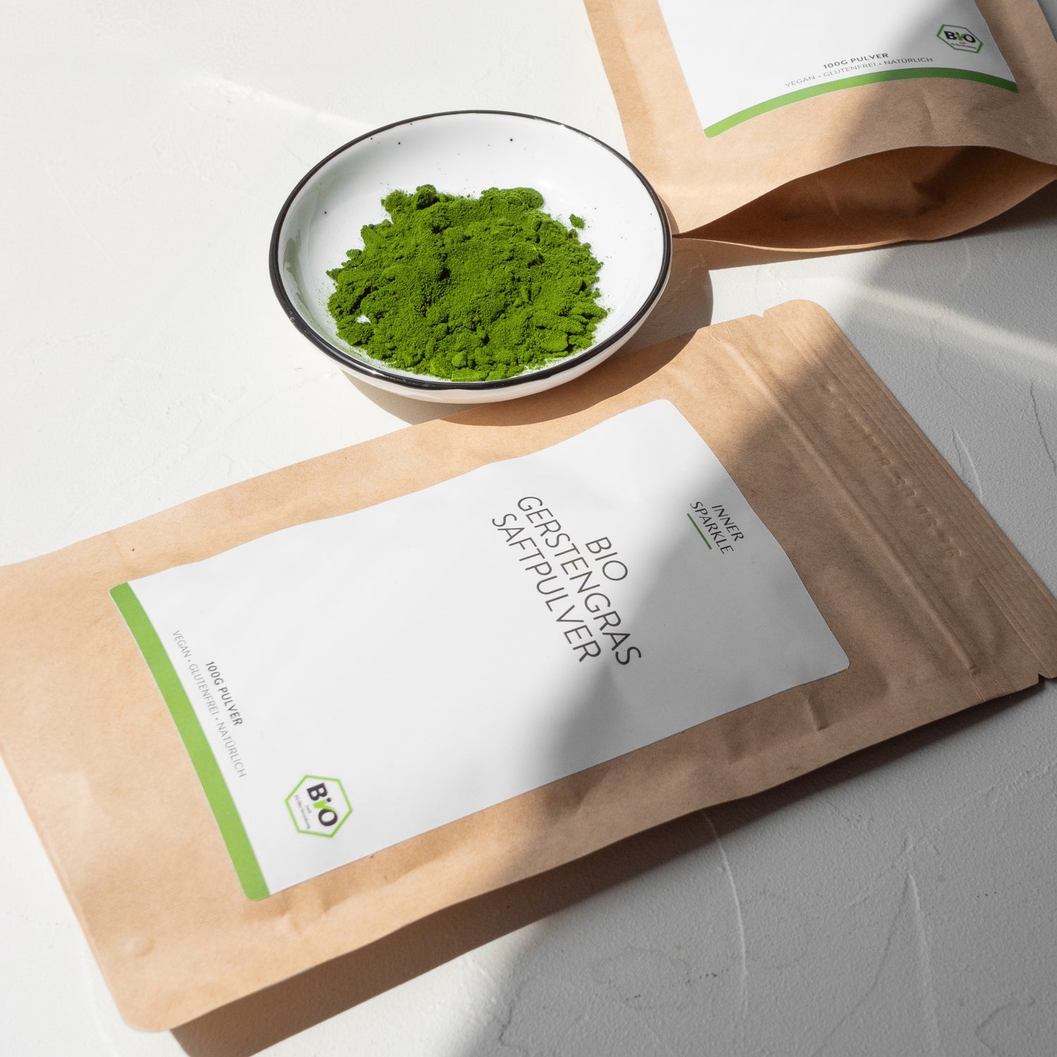 Organic barley grass juice powder