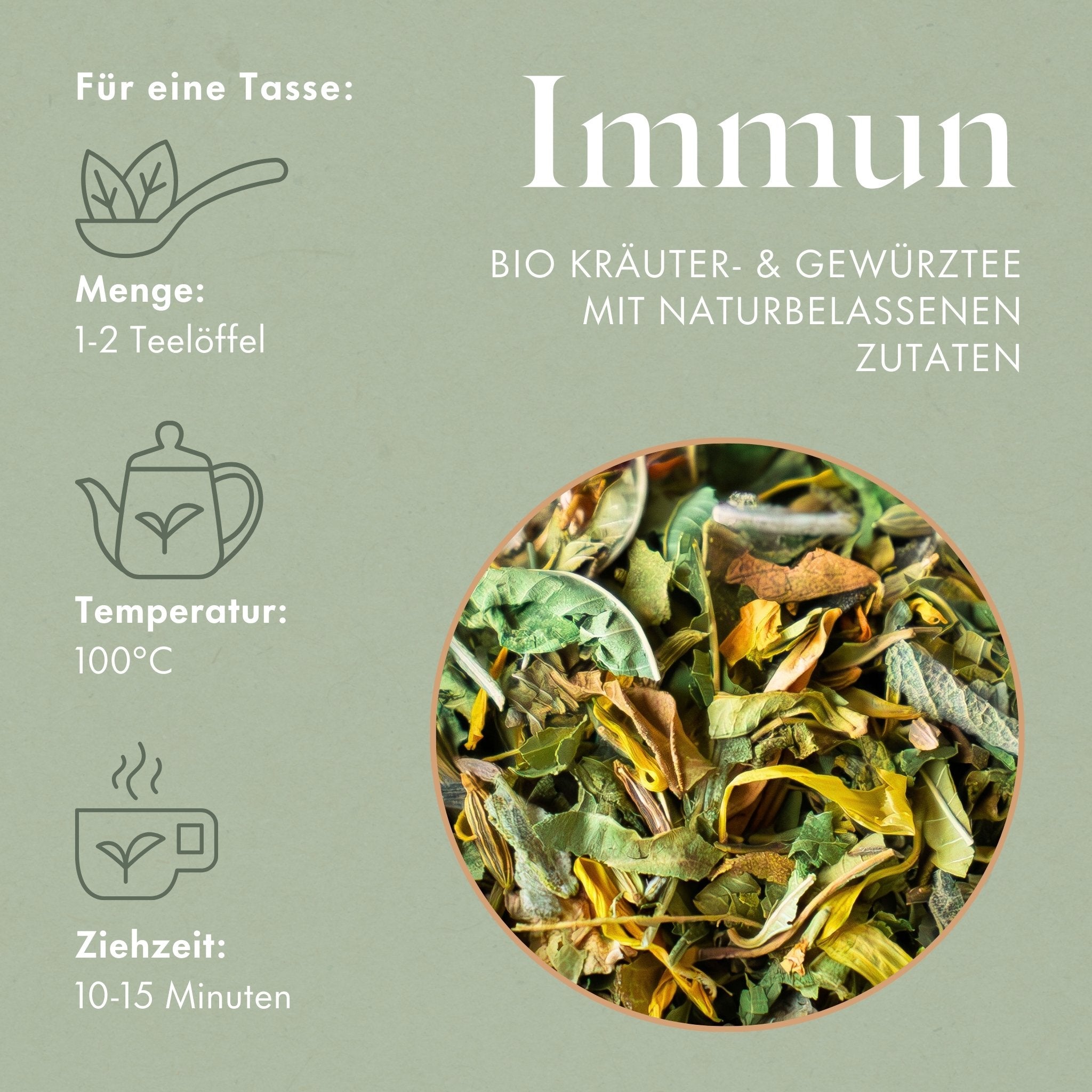 Immun - Bio Kräuter & Gewürztee