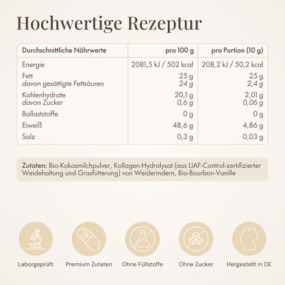 Kollagen Creamer Vanille