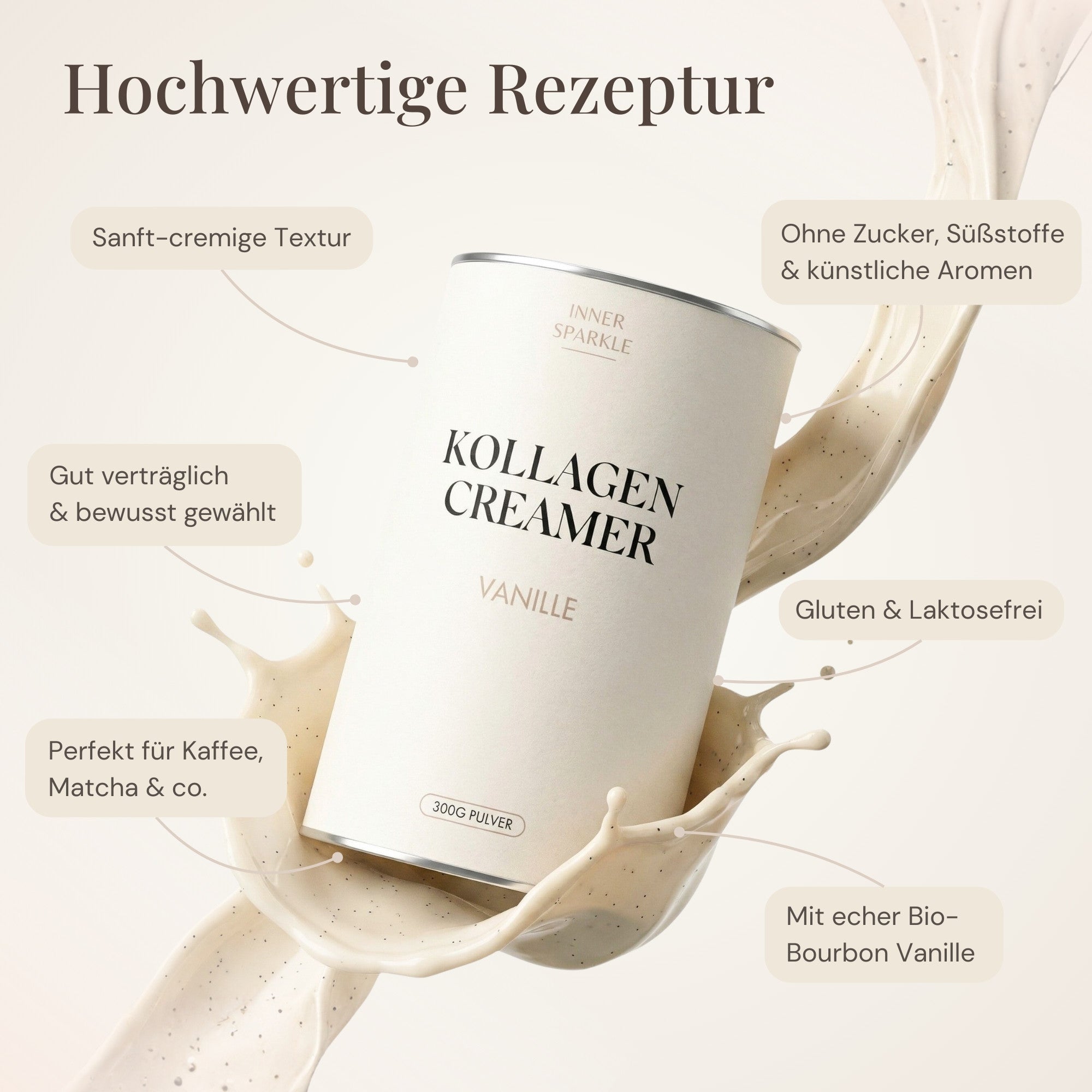 Kollagen Creamer Vanille