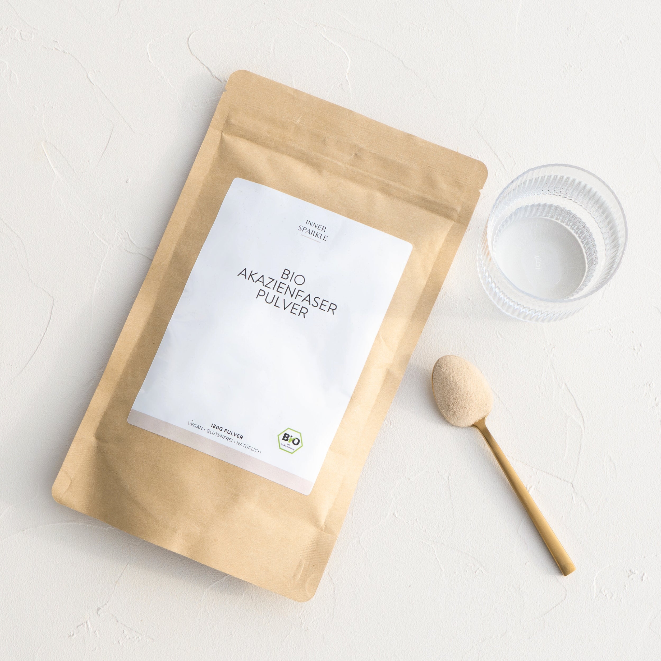 Organic acacia fiber powder
