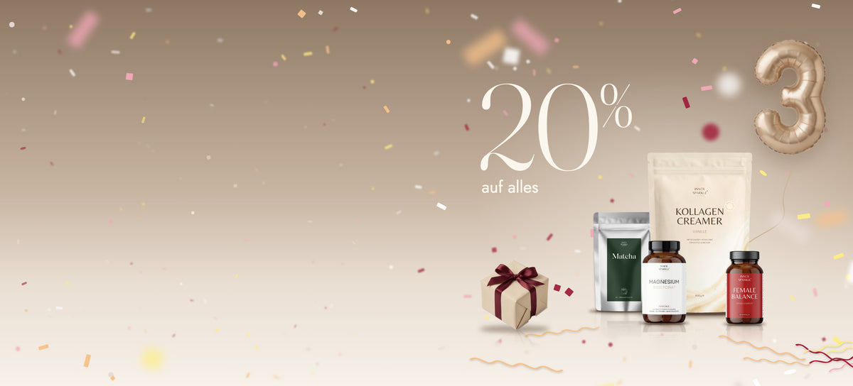 Geburtstagssale: | 3 Jahre Inner Sparkle