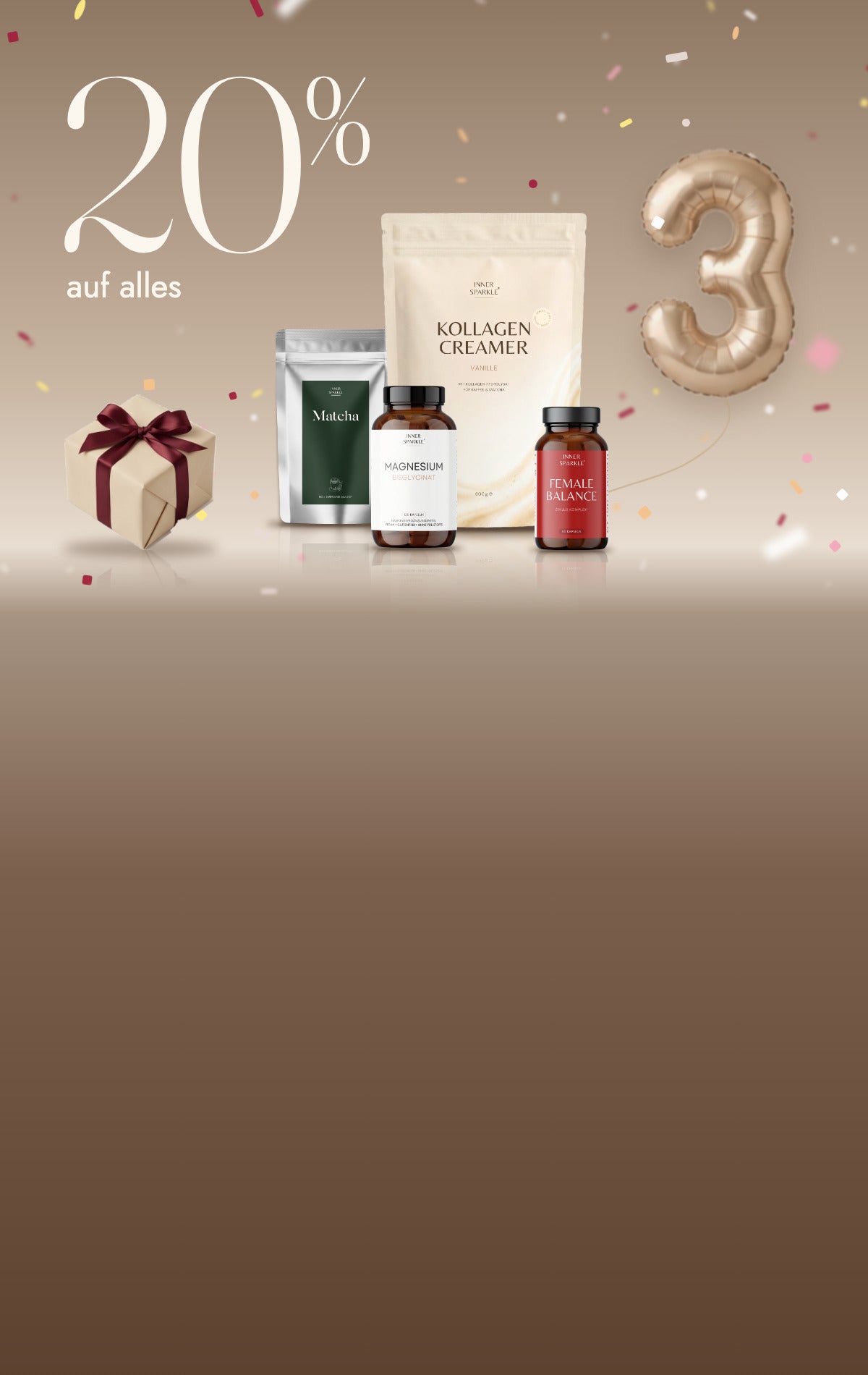 Geburtstagssale: | 3 Jahre Inner Sparkle