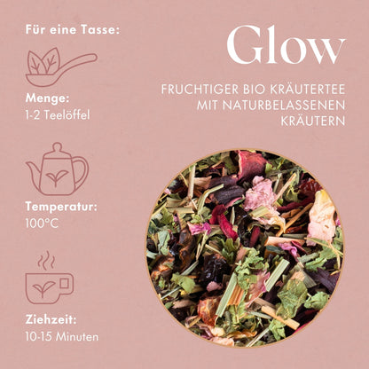 Glow - Fruchtiger Bio Kräutertee
