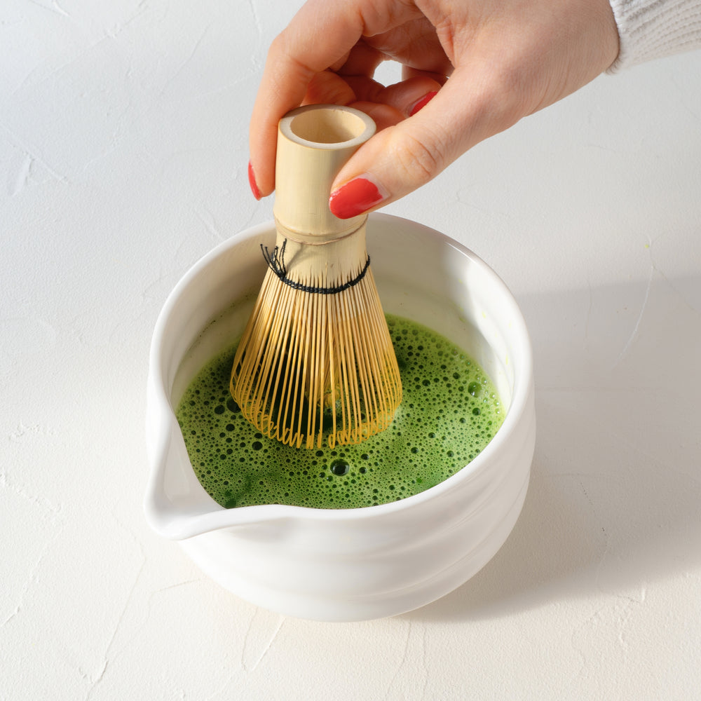 Matcha Mixing Bowl, creme weiß - Inner Sparkle