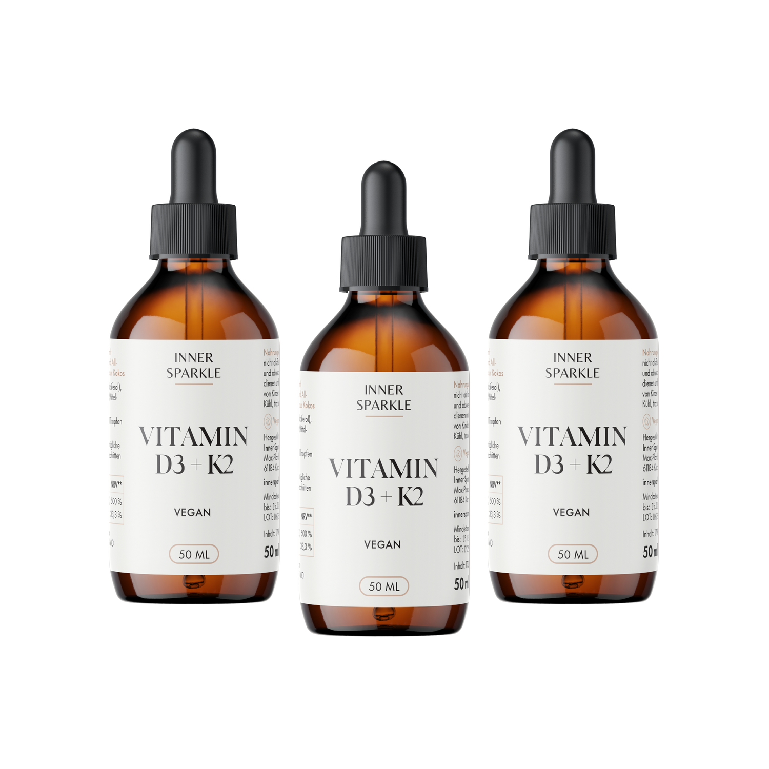 Vitamin D3 &amp; K2 Drops 3x Bundle