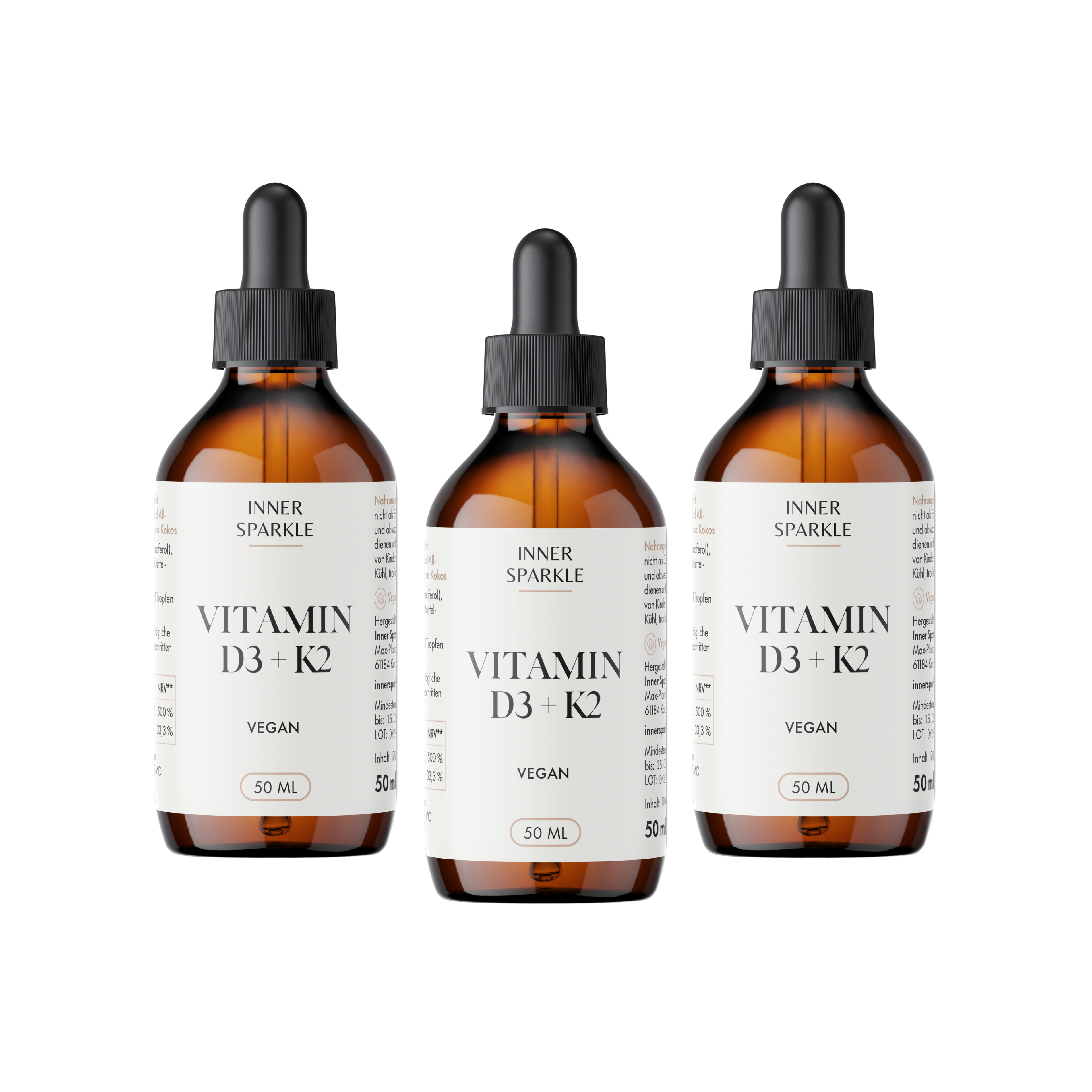 Vitamin D3 &amp; K2 Drops 3x Bundle