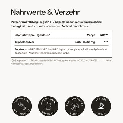 Bio Triphala Kapseln